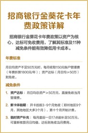 招行金葵花卡申请条件及信用卡临时额度申请、审核相关指南