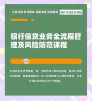 信贷业务流程全解析：含风险理念、营销准入及等级评定要点